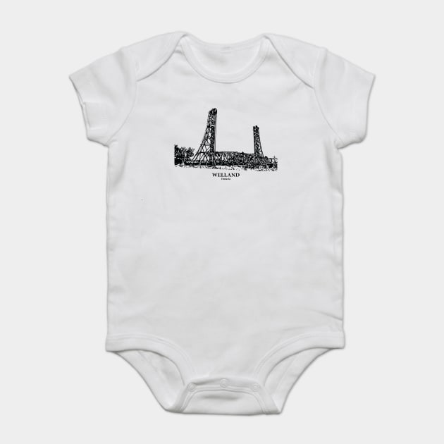 Welland - Ontario Baby Bodysuit by Lakeric